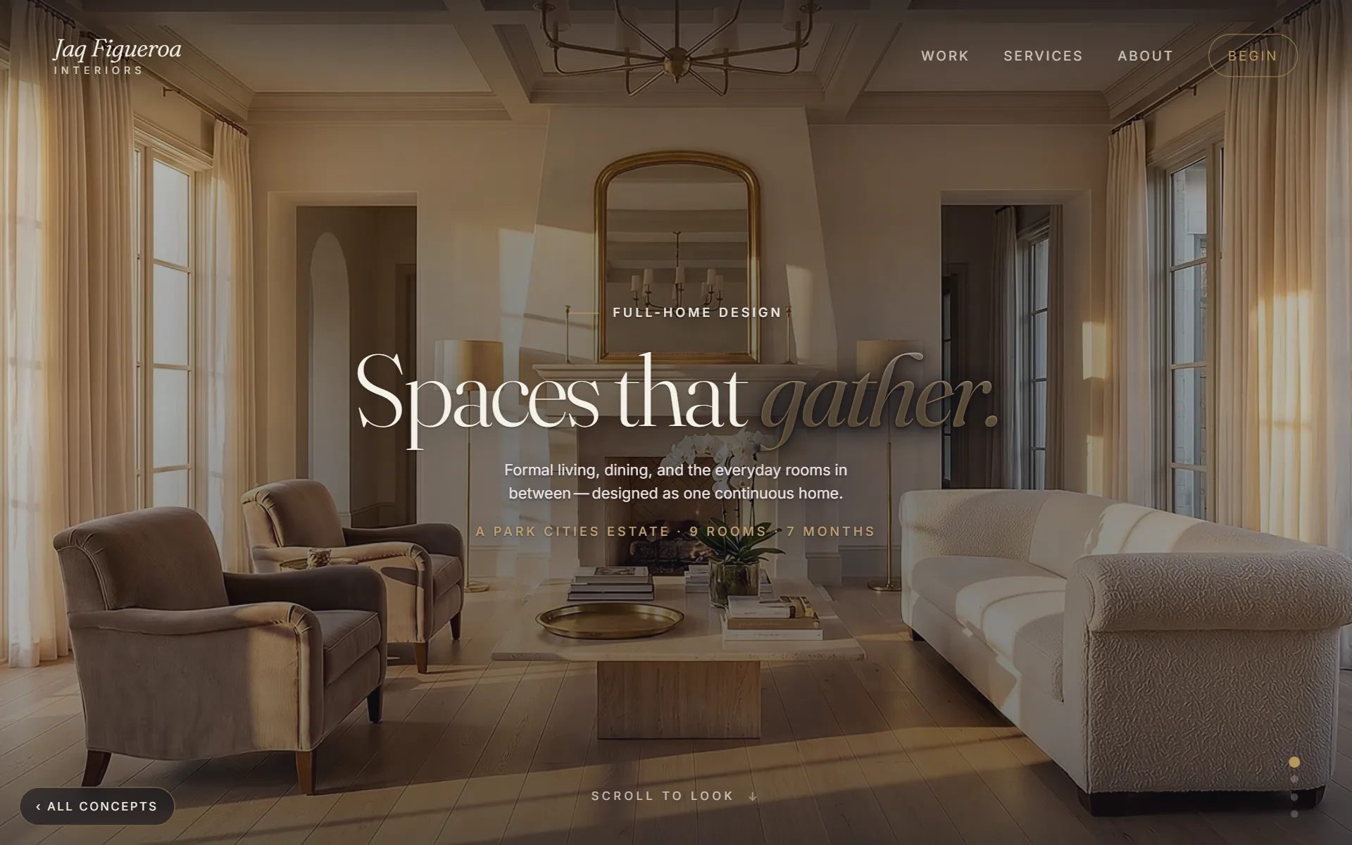Cinematic Scrub — Figueroa Interiors website
